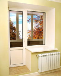 Балконные ПВХ двери