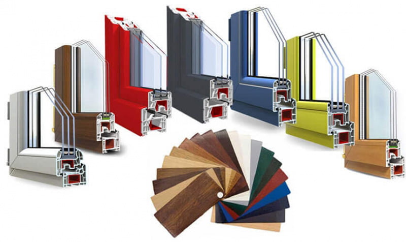 ламинирование оконного профиля